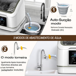 Máquina de lavar louça portátil compacta mini